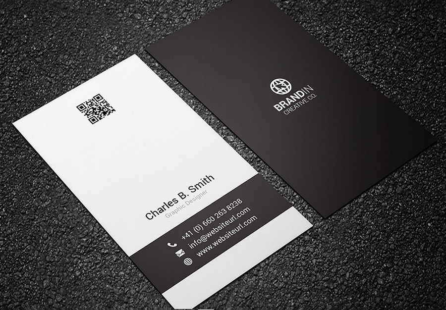 Black & White Business Card Bundle - Graphic Pick