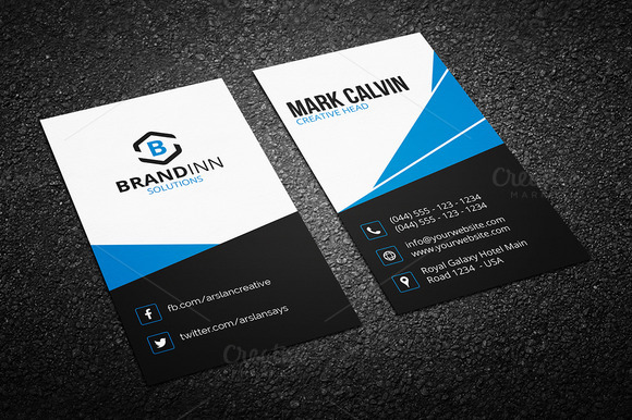 personal visiting card design