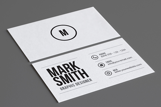 minimal business card 43