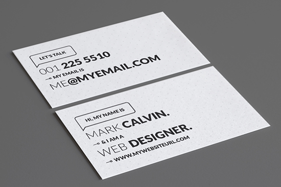 minimal business card 48