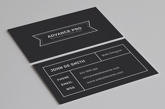 minimal business card 54-1