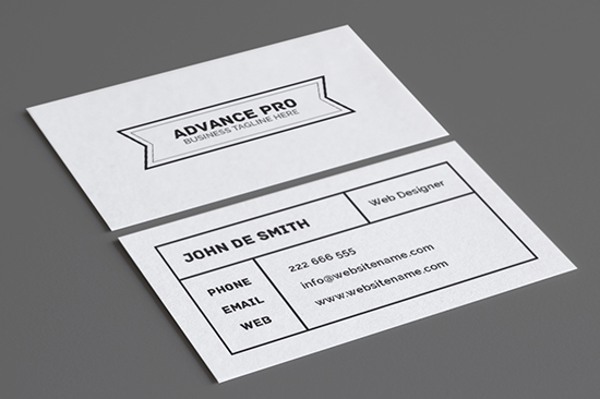 minimal business card 54