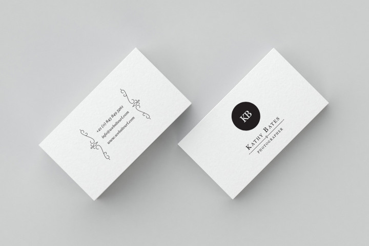 9 Simple Minimal Business Cards - Graphic Pick