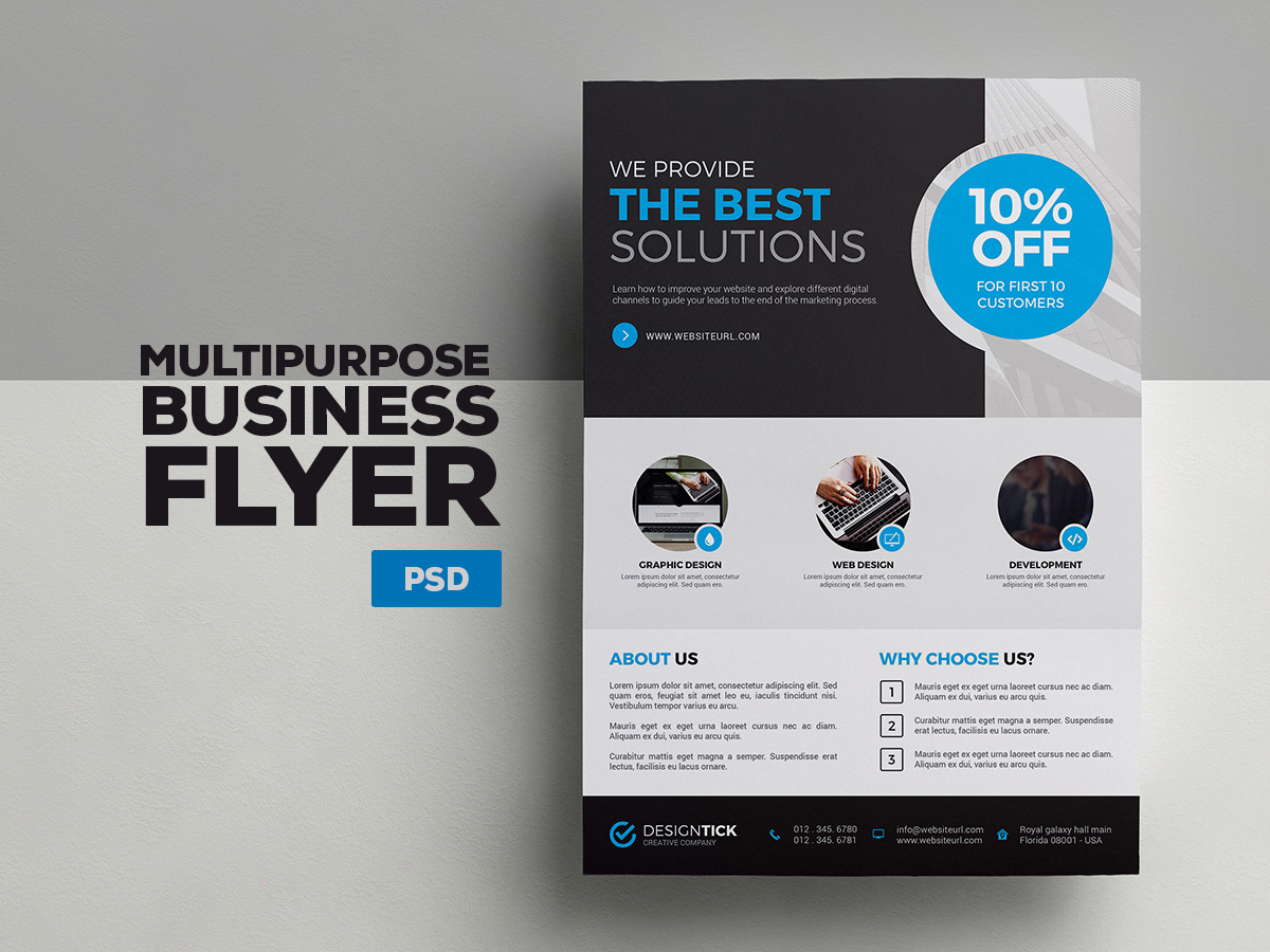 A4 Corporate Flyer 03 - Graphic Pick