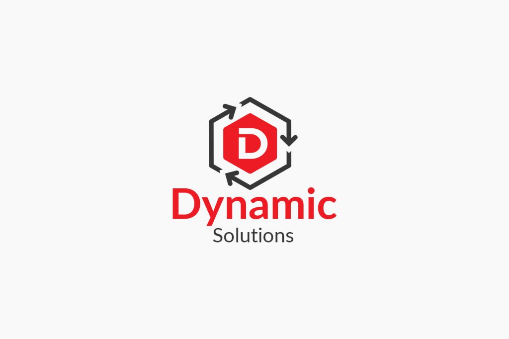 D Letter Logo - Dynamic Solutions - Graphic Pick