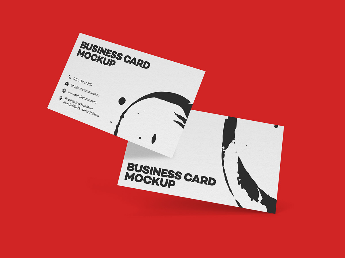 business card mockup 1-