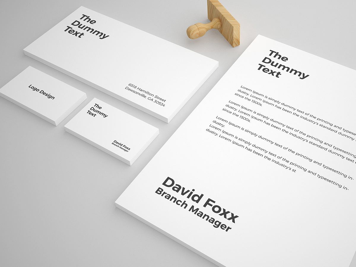 Download Free Stationery Mock up Template - Graphic Pick