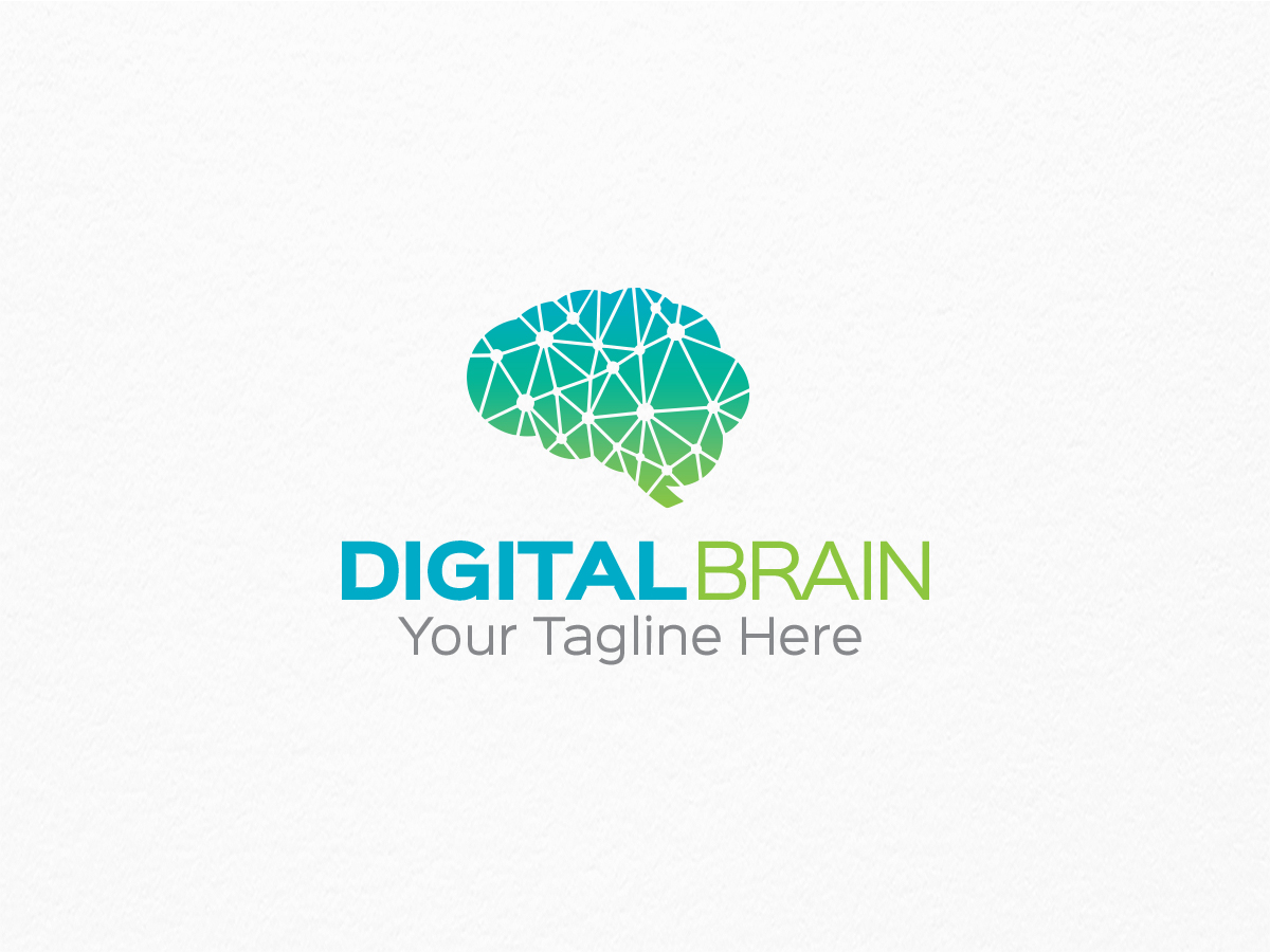 digital brain logo