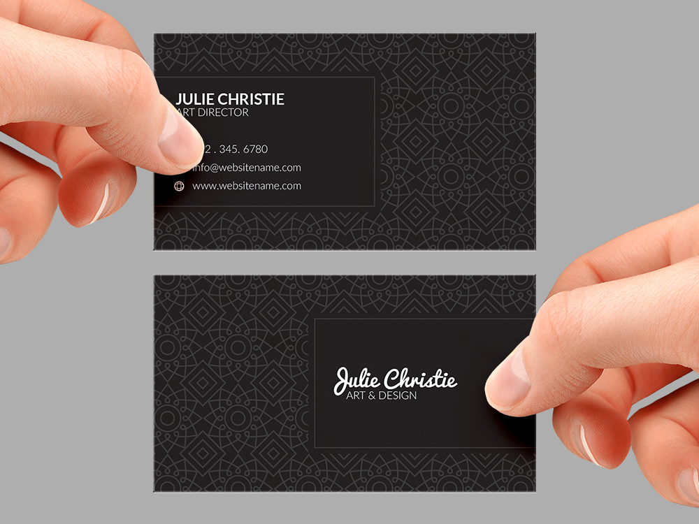 vintage business card