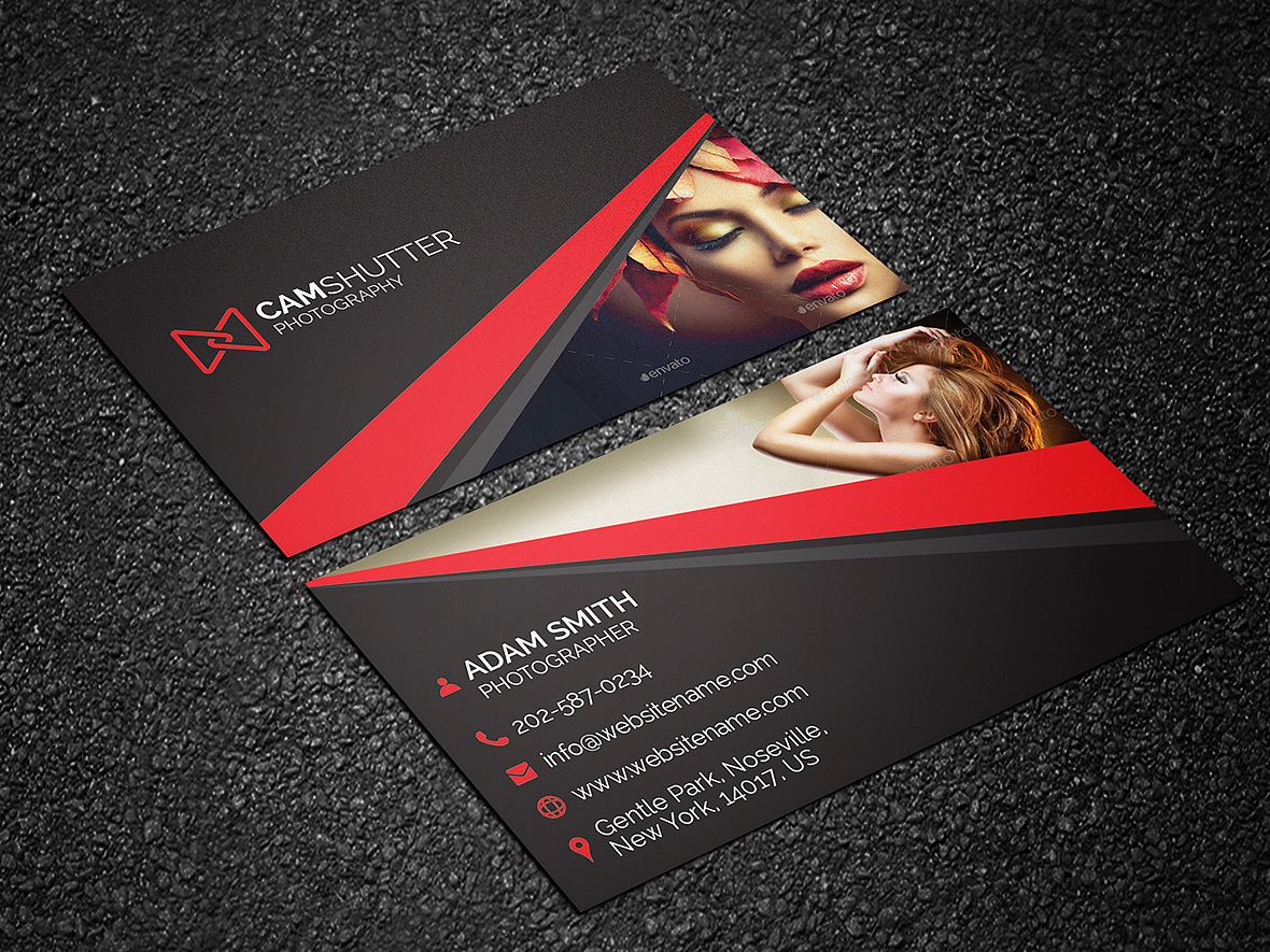 Portrait Photography Business Cards 8724