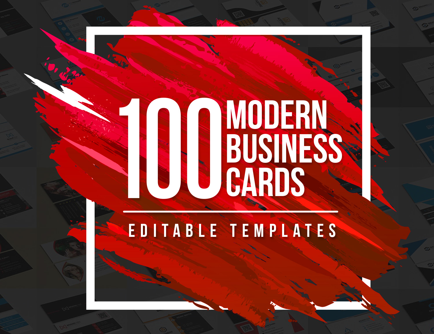 Download 100 Modern Business Cards Bundle Graphic Pick